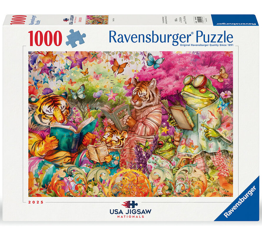 Ravensburger Book Club Puzzle 1000pcs USA Jigsaw Nationals 2025