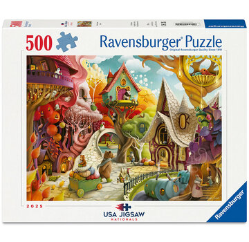 Ravensburger FINAL SALE Ravensburger Home Sweet Home 500pcs USA Jigsaw Nationals 2025 - Canada Only