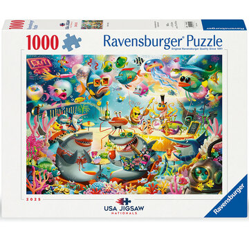 Ravensburger FINAL SALE Ravensburger Ocean Lounge Puzzle 1000pcs USA Jigsaw Nationals 2025