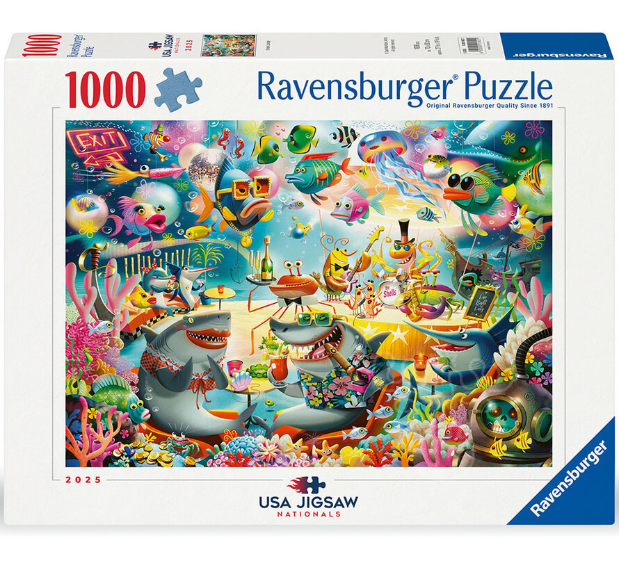 Ravensburger Ocean Lounge Puzzle 1000pcs USA Jigsaw Nationals 2025