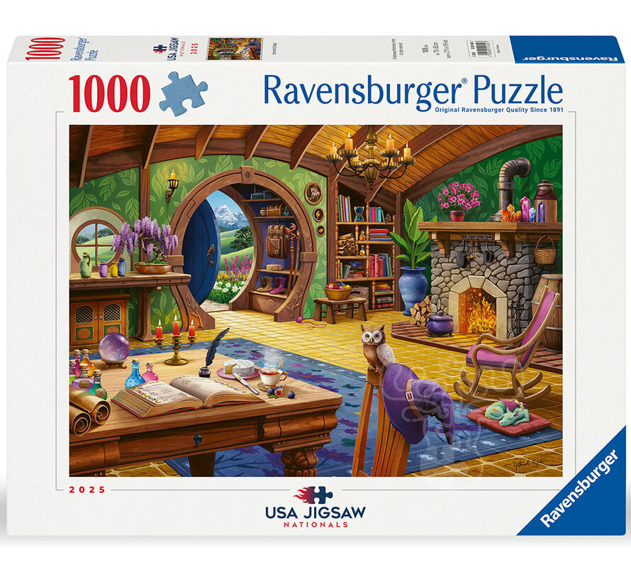 Ravensburger Charmed Cottage Puzzle 1000pcs USA Jigsaw Nationals 2025