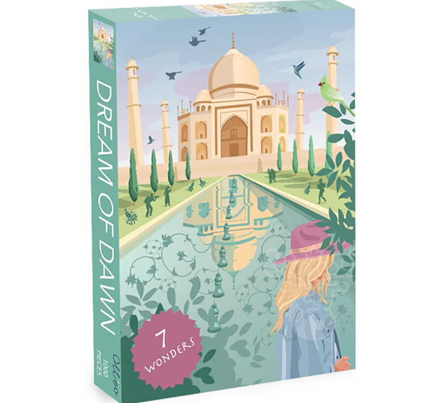Olleo 7 Wonders: Dream of Dawn, Taj Mahal Puzzle 1000pcs