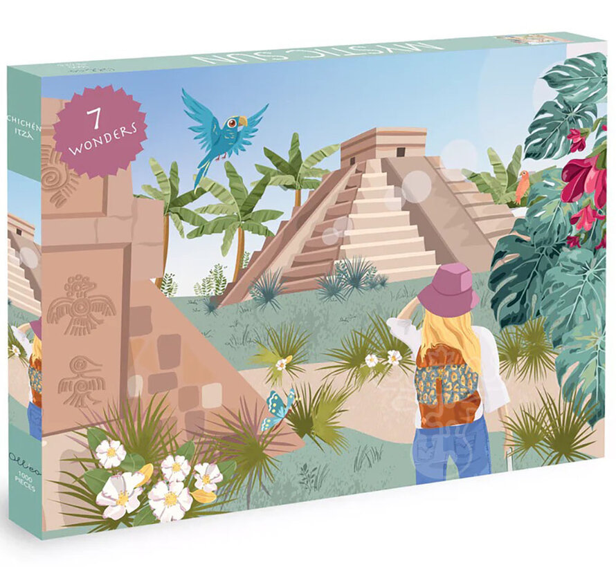Olleo 7 Wonders: Mystic Sun, Chichen Itza Puzzle 1000pcs