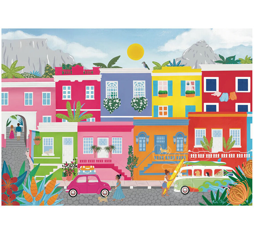 Olleo Bo-Kaap Mosaic Puzzle 1000pcs