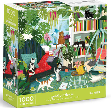 Good Puzzle Co. Good Puzzle Co Cat Haven Puzzle 1000pcs