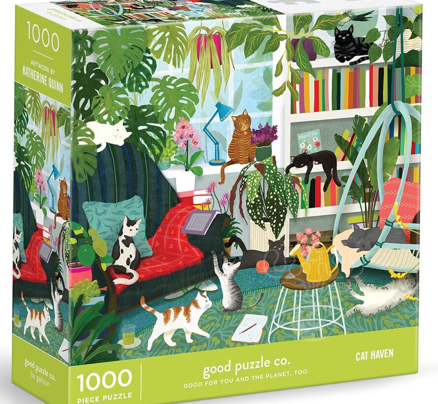 Good Puzzle Co Cat Haven Puzzle 1000pcs