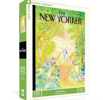 New York Puzzle Company New York Puzzle Co. The New Yorker: Springtime Puzzle 500pcs