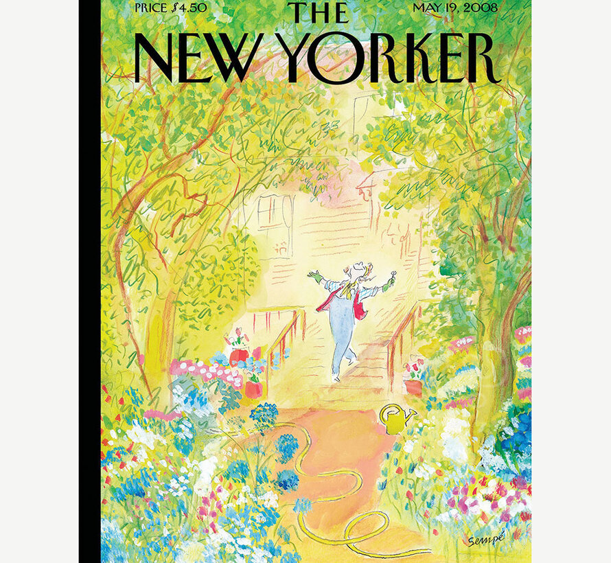 New York Puzzle Co. The New Yorker: Springtime Puzzle 500pcs