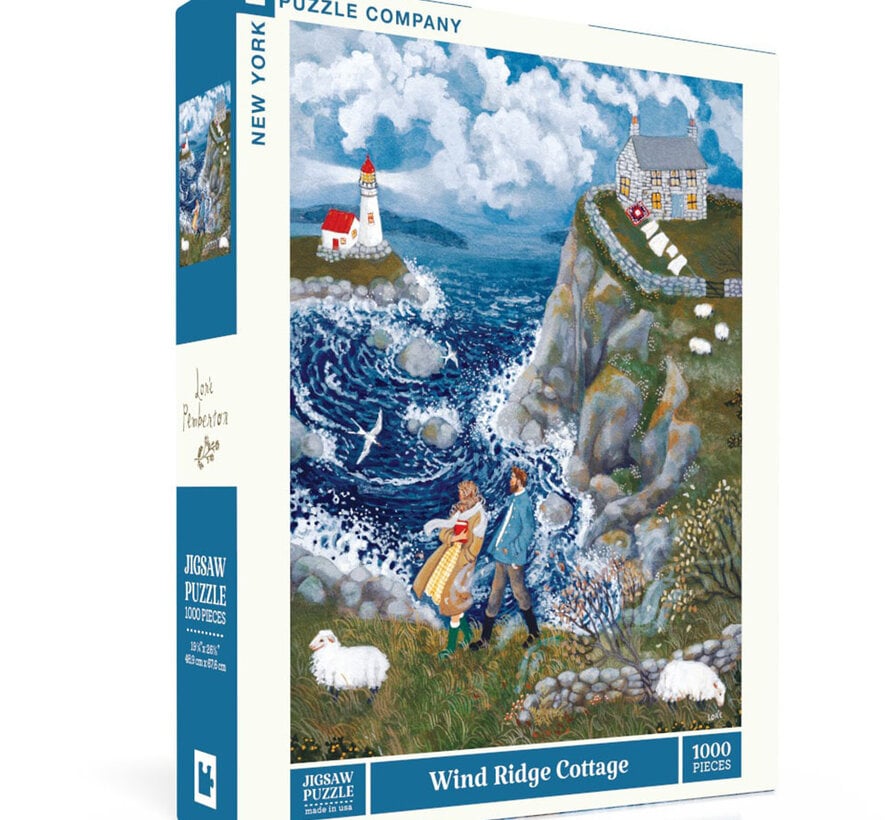 New York Puzzle Co. Loré Pemberton: Wind Ridge Cottage Puzzle 1000pcs