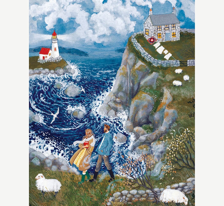 New York Puzzle Co. Loré Pemberton: Wind Ridge Cottage Puzzle 1000pcs