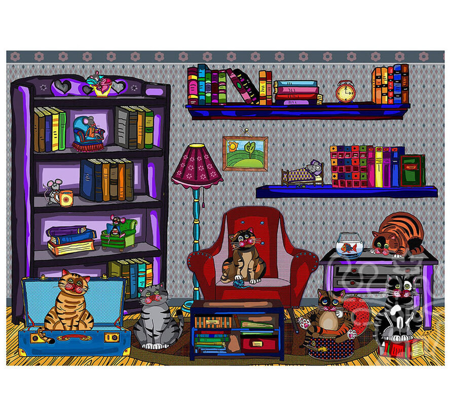 JaCaRou House Cats Puzzle 1000pcs