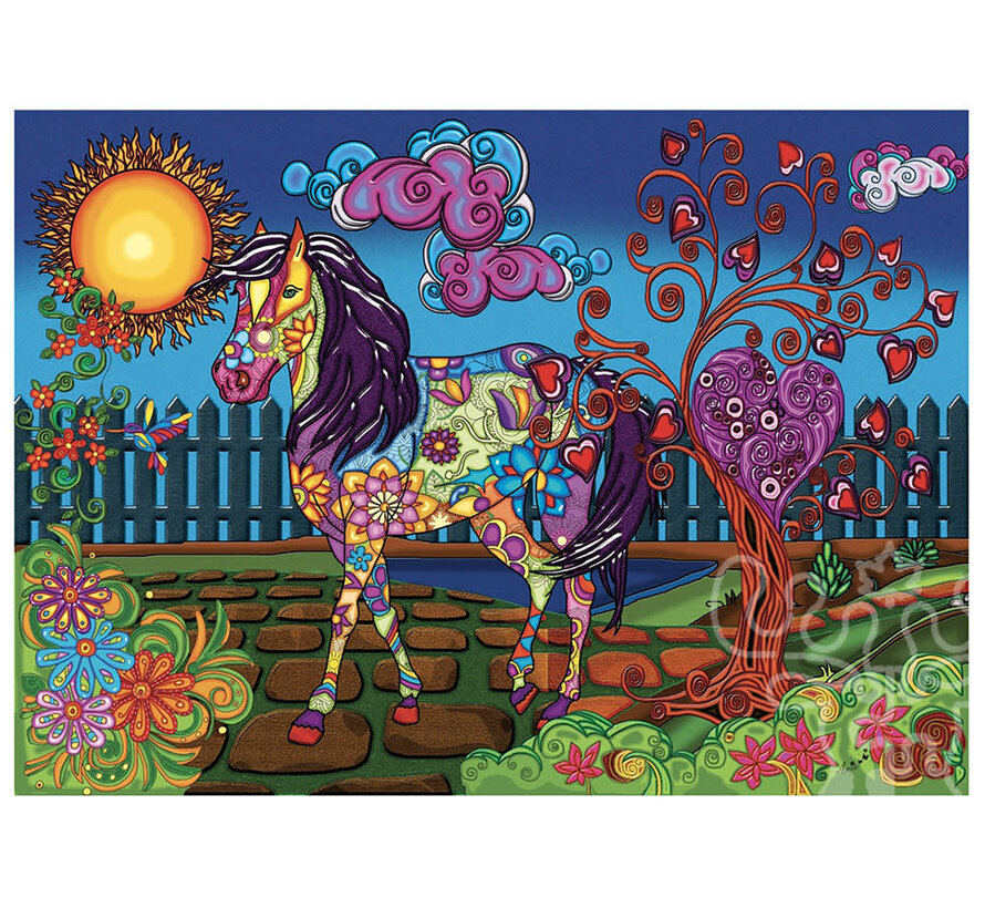 JaCaRou Flower Garden Puzzle 1000pcs