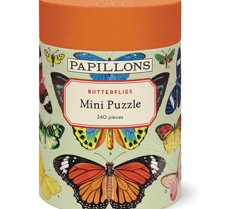 Cavallini Vintage: Butterflies Mini Puzzle 240pcs