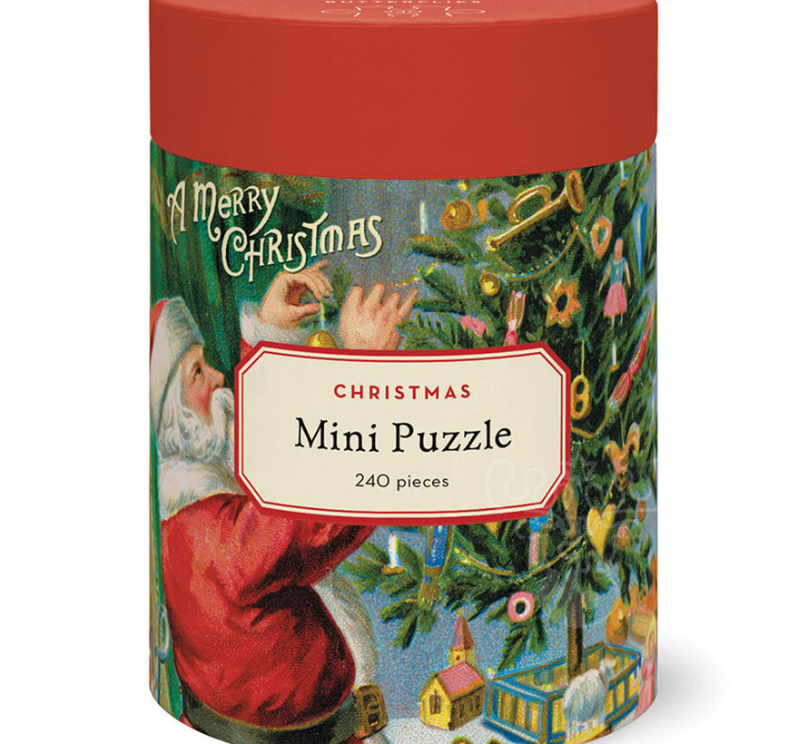Cavallini Vintage: Christmas Mini Puzzle 240pcs