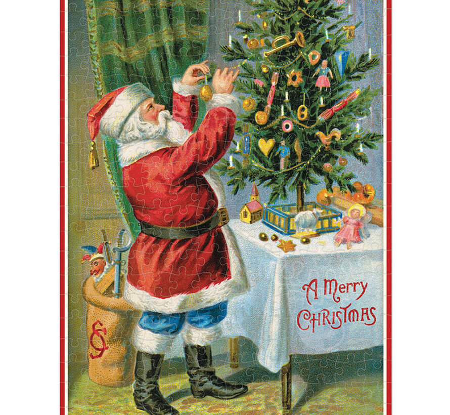 Cavallini Vintage: Christmas Mini Puzzle 240pcs
