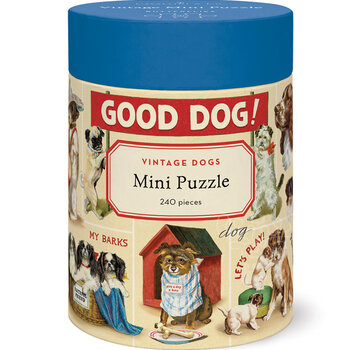 Cavallini Cavallini Vintage: Vintage Dogs Mini Puzzle 240pcs