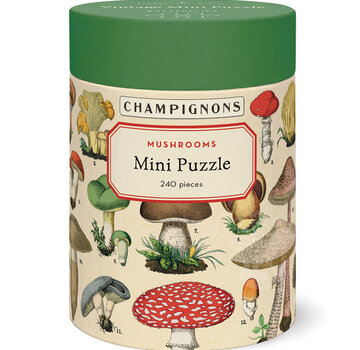 Cavallini Cavallini Vintage: Mushroom Mini Puzzle 240pcs