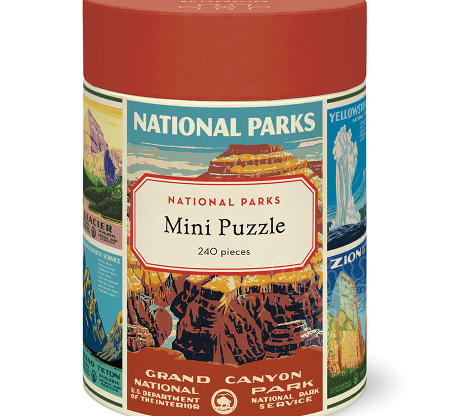 Cavallini Vintage: National Parks Mini Puzzle 240pcs