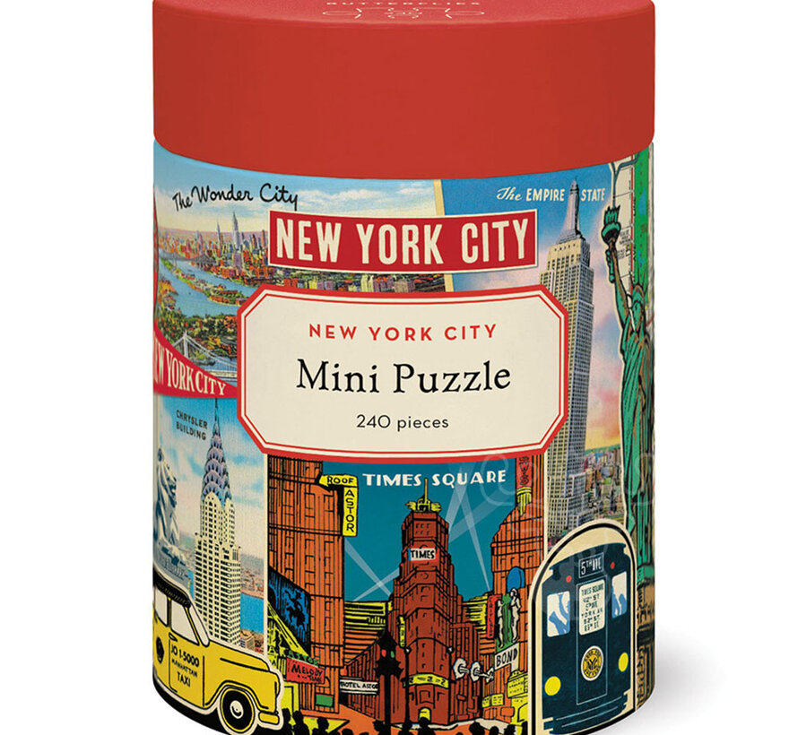 Cavallini Vintage: New York City Mini Puzzle 240pcs