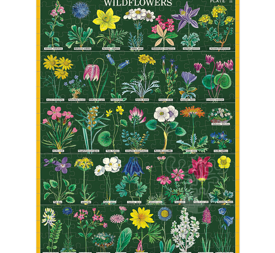Cavallini Vintage: Wildflowers Mini Puzzle 240pcs
