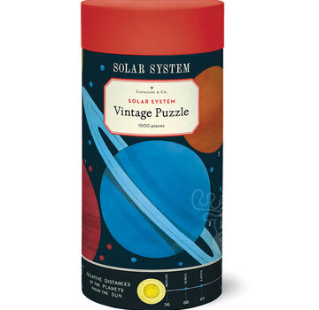 Cavallini Cavallini Vintage: Solar System Puzzle 1000pcs