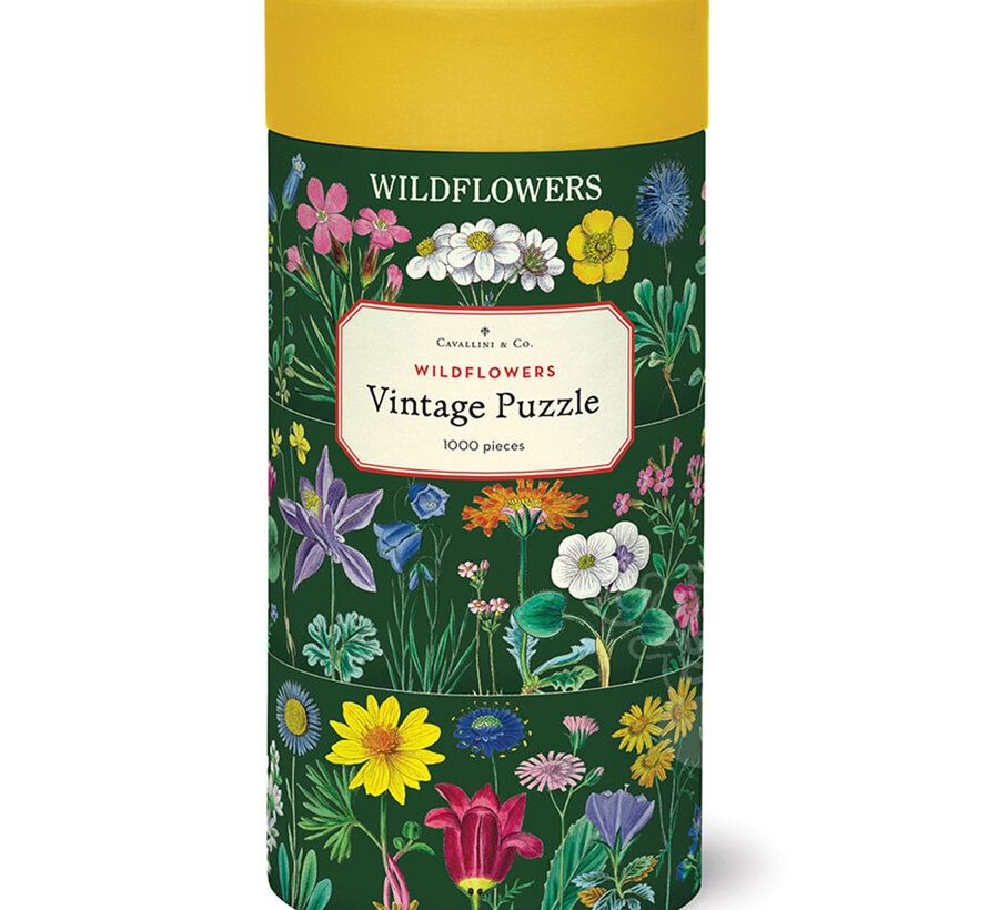 Cavallini Vintage: Wildflowers 2 Puzzle 1000pcs