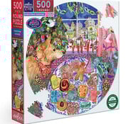 EeBoo eeBoo Christmas Cookies Round Puzzle 500pcs
