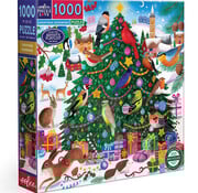EeBoo eeBoo Christmas Songbirds Puzzle 1000pcs
