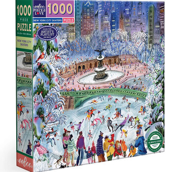 EeBoo eeBoo New York City Skaters Puzzle 1000pcs