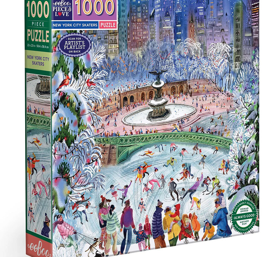 eeBoo New York City Skaters Puzzle 1000pcs
