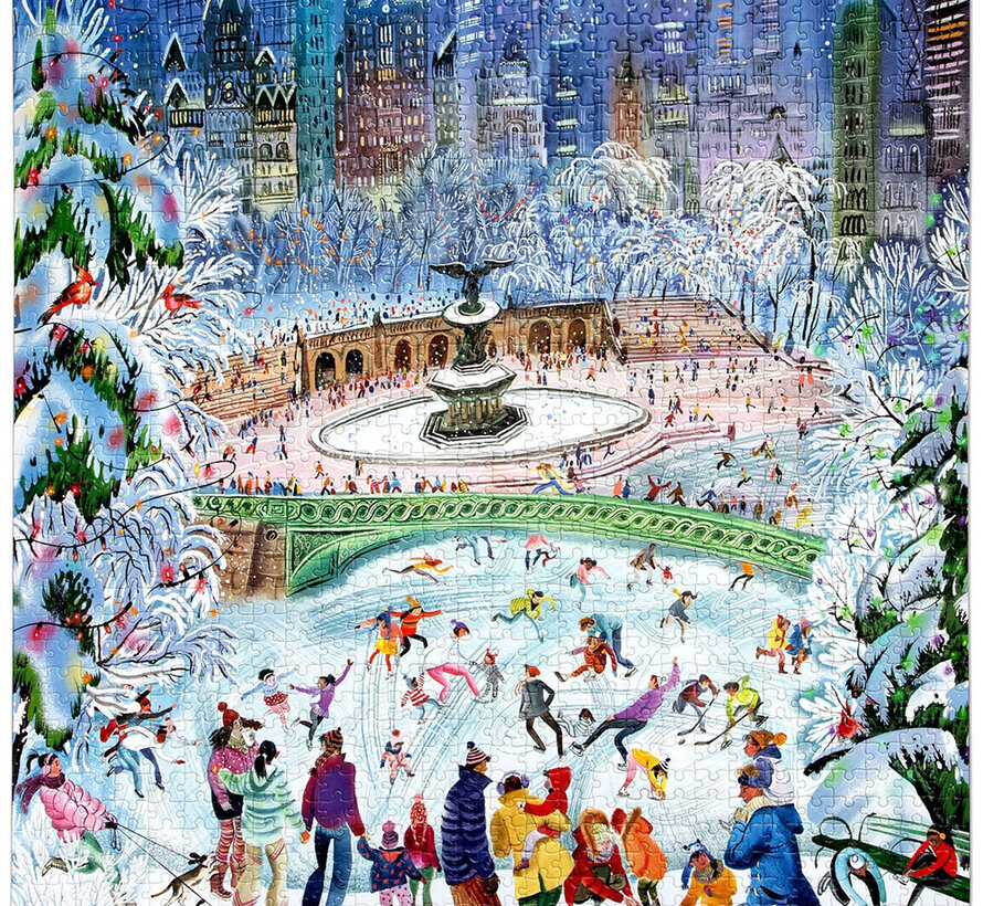 eeBoo New York City Skaters Puzzle 1000pcs