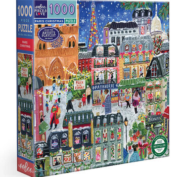 EeBoo eeBoo Paris Christmas Puzzle 1000pcs