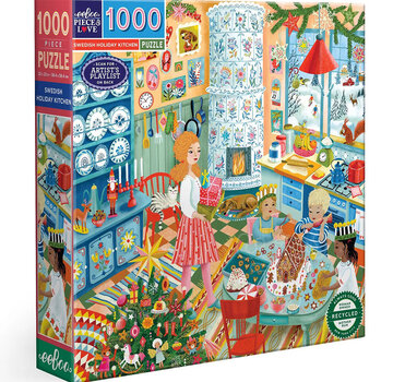 EeBoo eeBoo Swedish Holiday Kitchen Puzzle 1000pcs