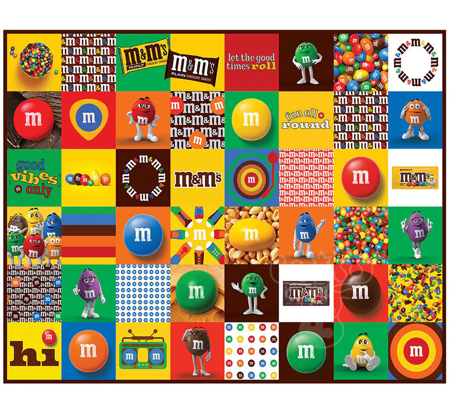 White Mountain M&M'S Fun Puzzle 1000pcs
