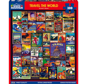 White Mountain White Mountain Travel The World Puzzle 300pcs