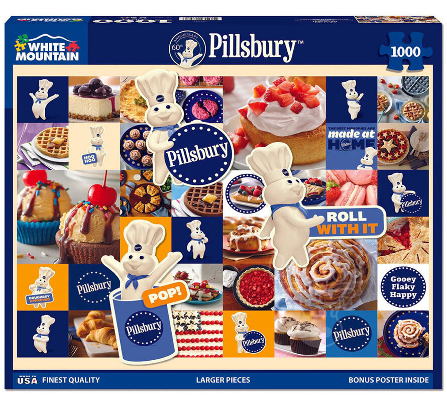 White Mountain Pillsbury Puzzle 1000pcs