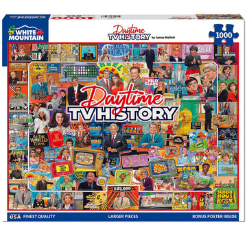 White Mountain White Mountain Daytime TV History Puzzle 1000pcs