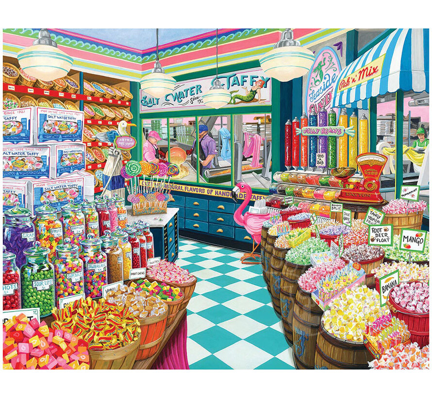 White Mountain Taffy Shop Puzzle 1000pcs