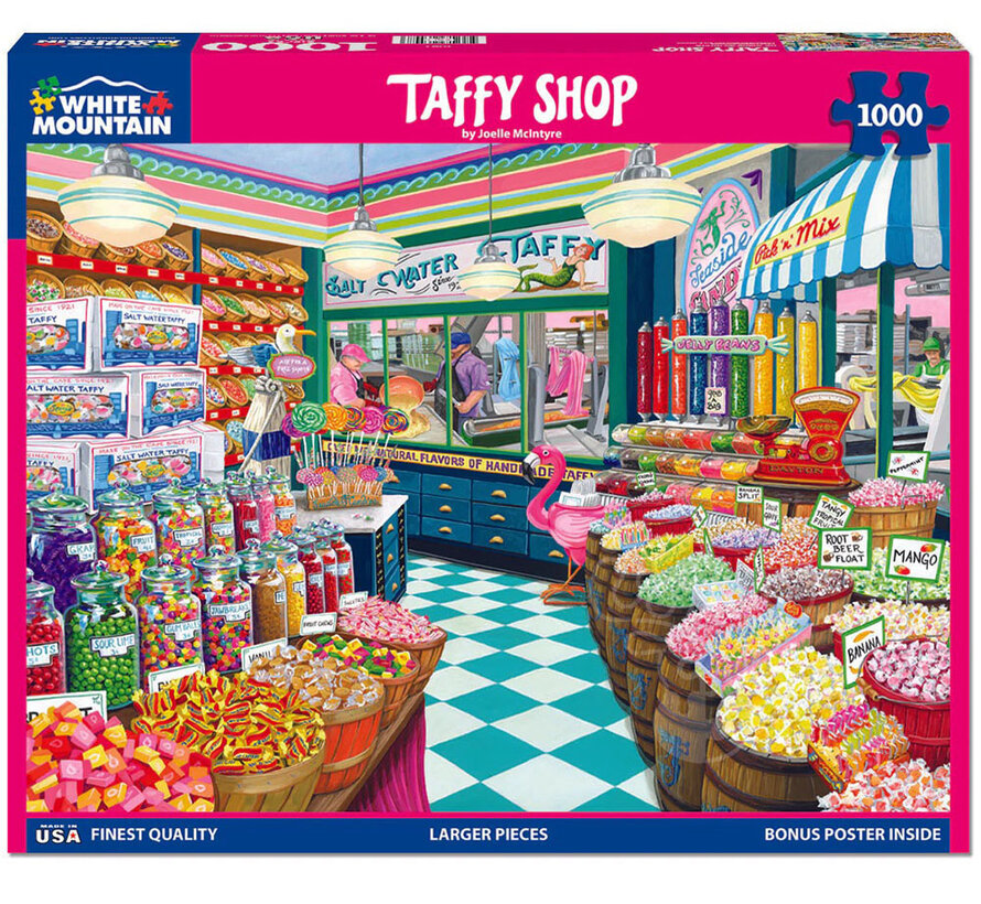 White Mountain Taffy Shop Puzzle 1000pcs