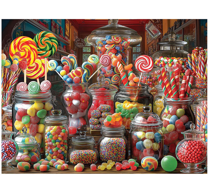 White Mountain Candy Store Puzzle 500pcs