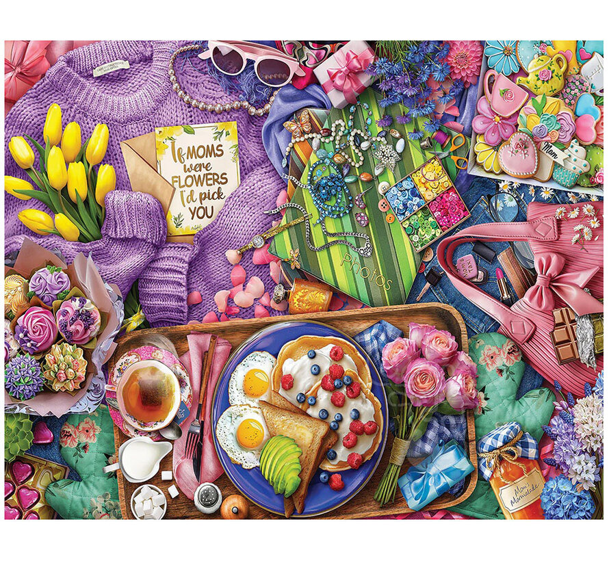 White Mountain Love You Mom Puzzle 1000pcs