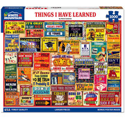White Mountain White Mountain Things I Have Learned Puzzle 1000pcs