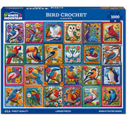 White Mountain White Mountain Bird Crochet Puzzle 1000pcs