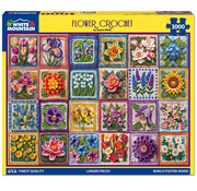 White Mountain White Mountain Flower Crochet Puzzle 1000pcs