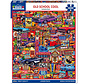 White Mountain Old School Cool Puzzle 1000pcs