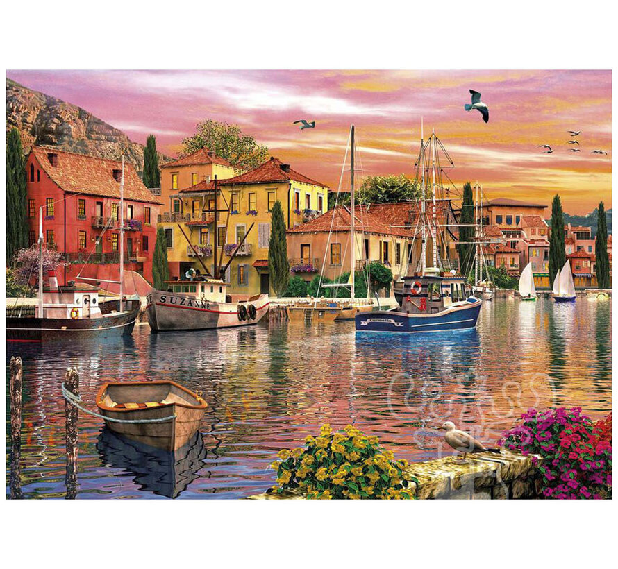 Gibsons Sails at Sunset Puzzle 2 x 500pcs RETIRED