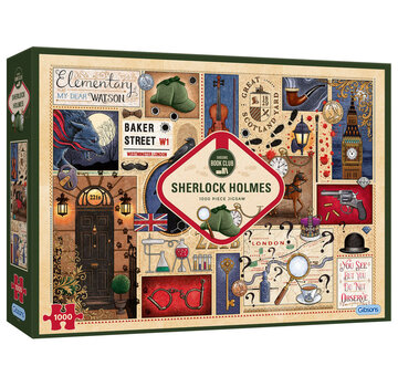 Gibsons Gibsons Book Club: Sherlock Holmes Puzzle 1000pcs RETIRED