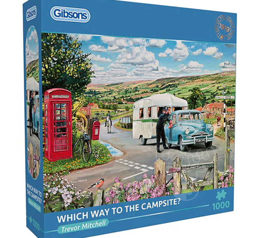 Gibsons Which Way to the Campsite Puzzle 1000pcs