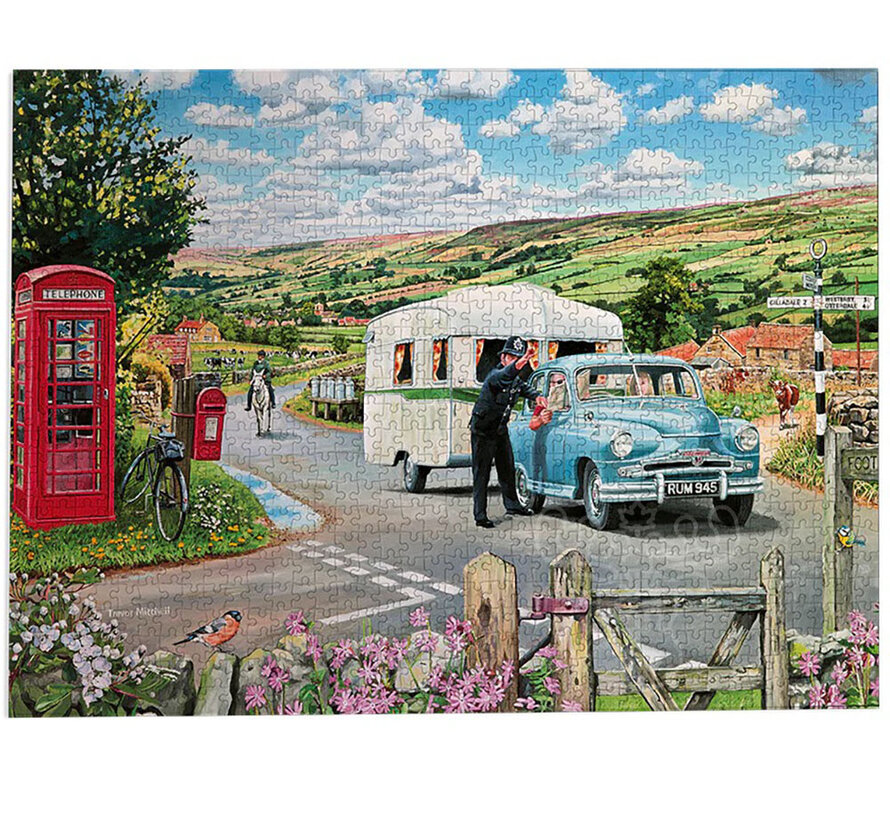 Gibsons Which Way to the Campsite Puzzle 1000pcs