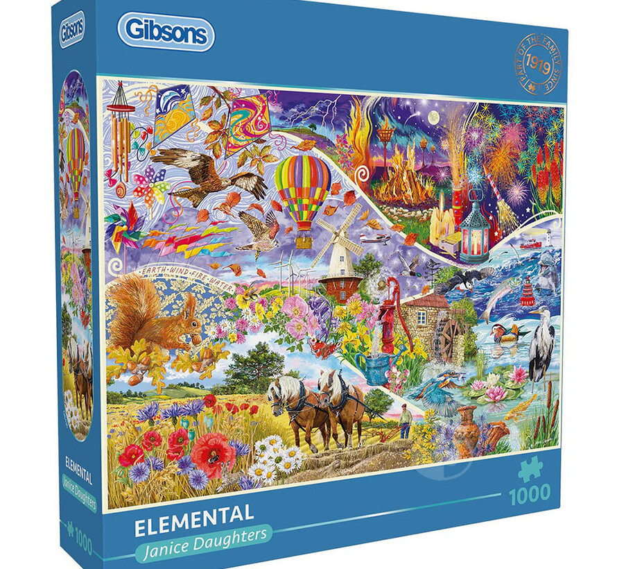 Gibsons Elemental Puzzle 1000pcs